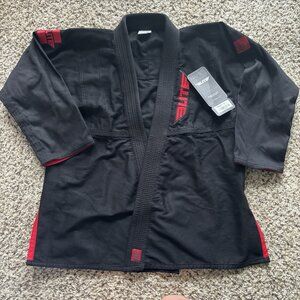 Elite Sports Womens Black Ultra-Light Jiu-Jitsu GI Size F2 NEW TAGS
